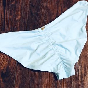 PilyQ Ruched Full Hipster Bikini Bottom